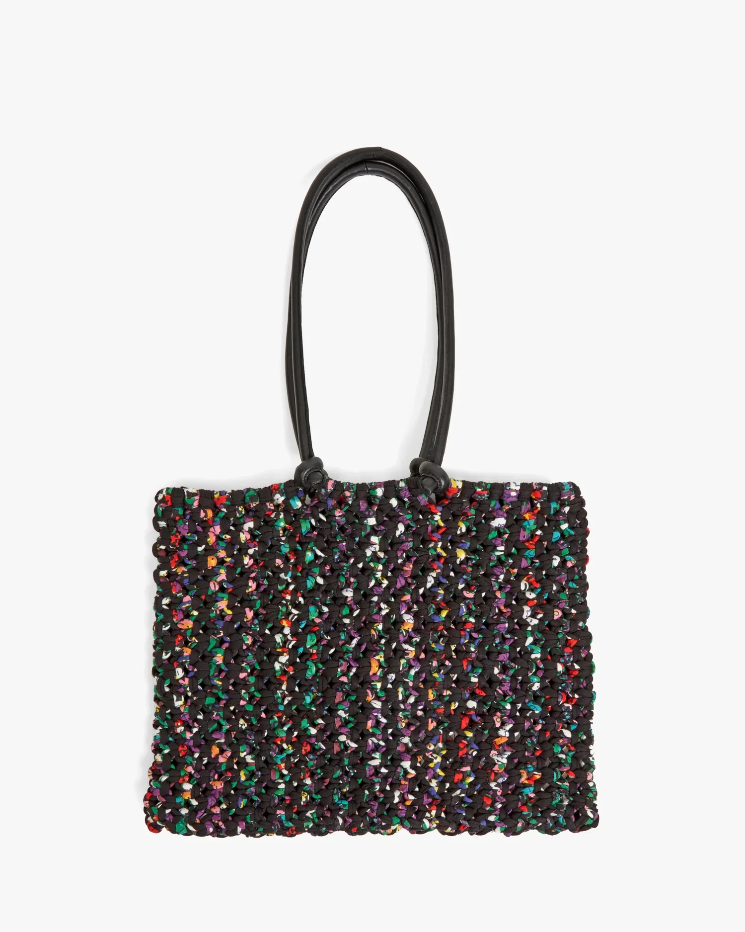 Clare V. Sandy in Black Multi — Zuri&Francis