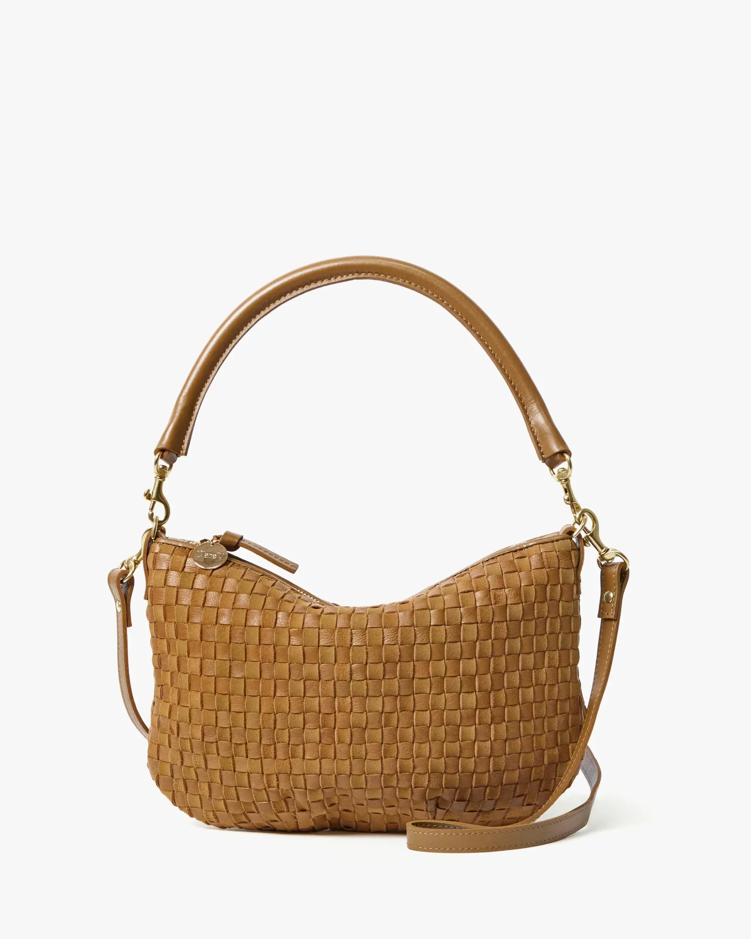 Clare V. Petit Moyen in Sequoia Woven Checker — Zuri&Francis
