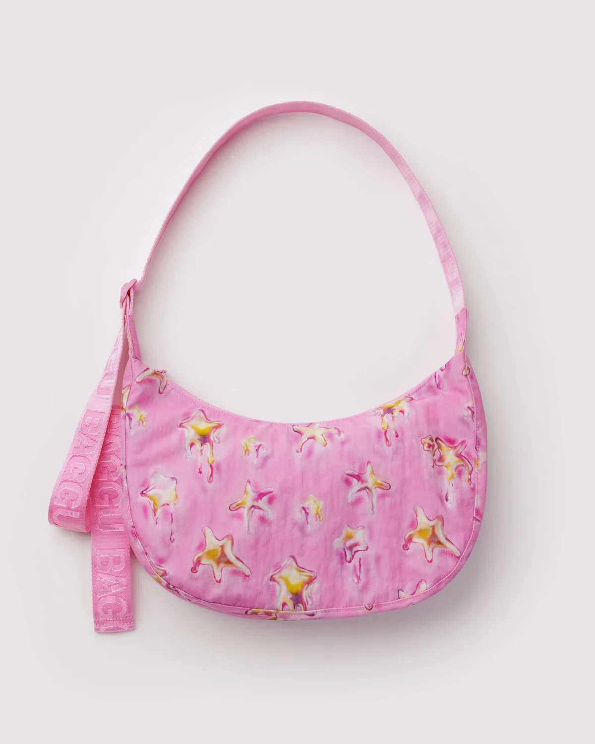 BAGGU Dancing Star Medium Nylon Crescent Bag