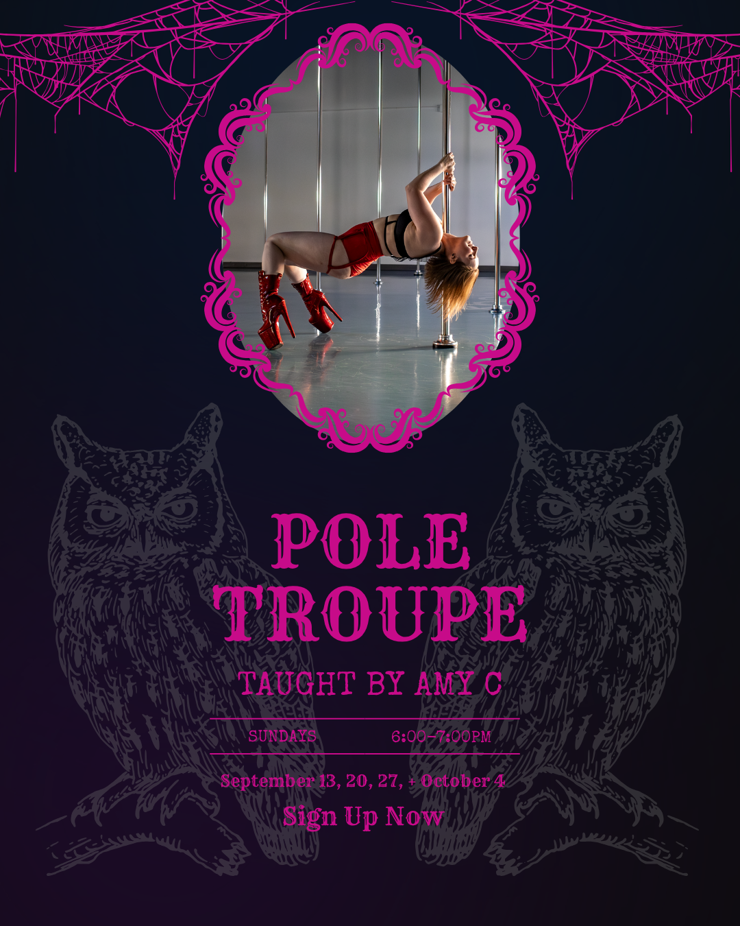 Pole Troupe with Amy starting September 13