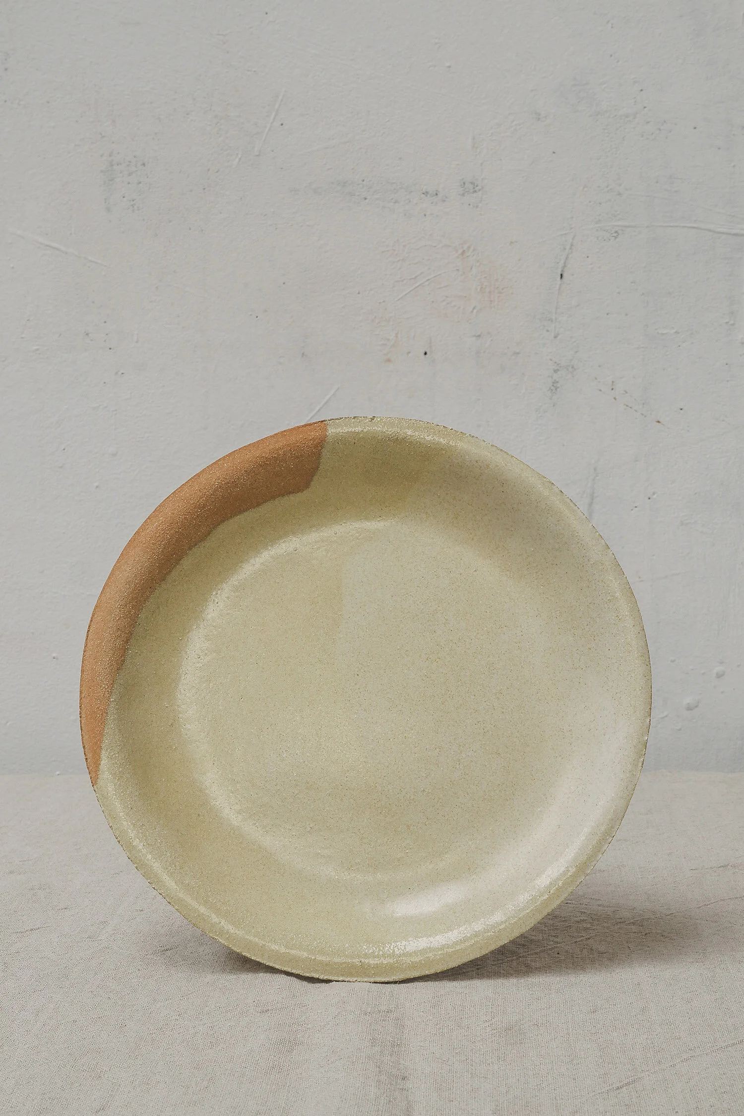 6 assiettes crème simples