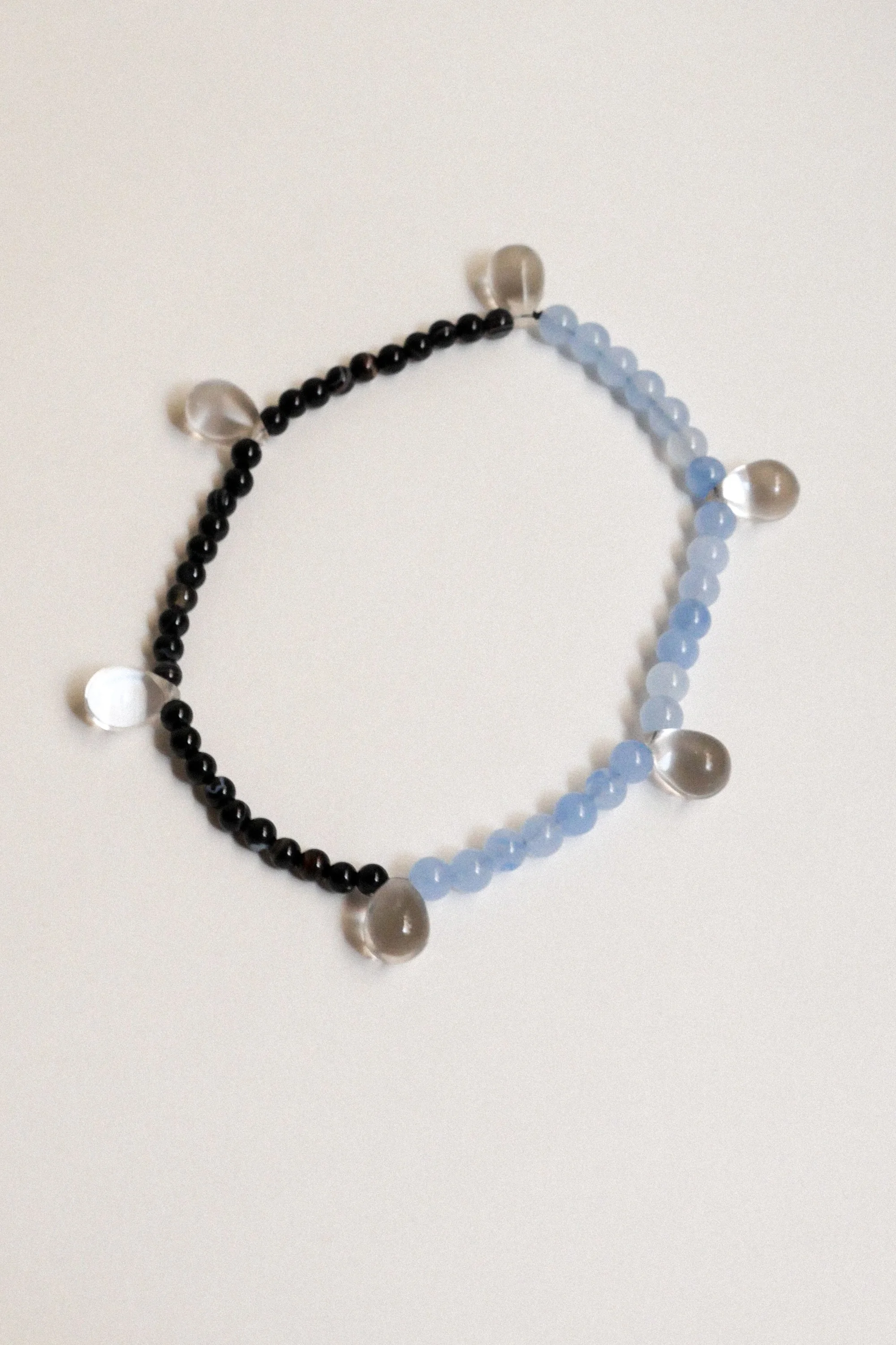 collier Goutte XL glacier/noir.