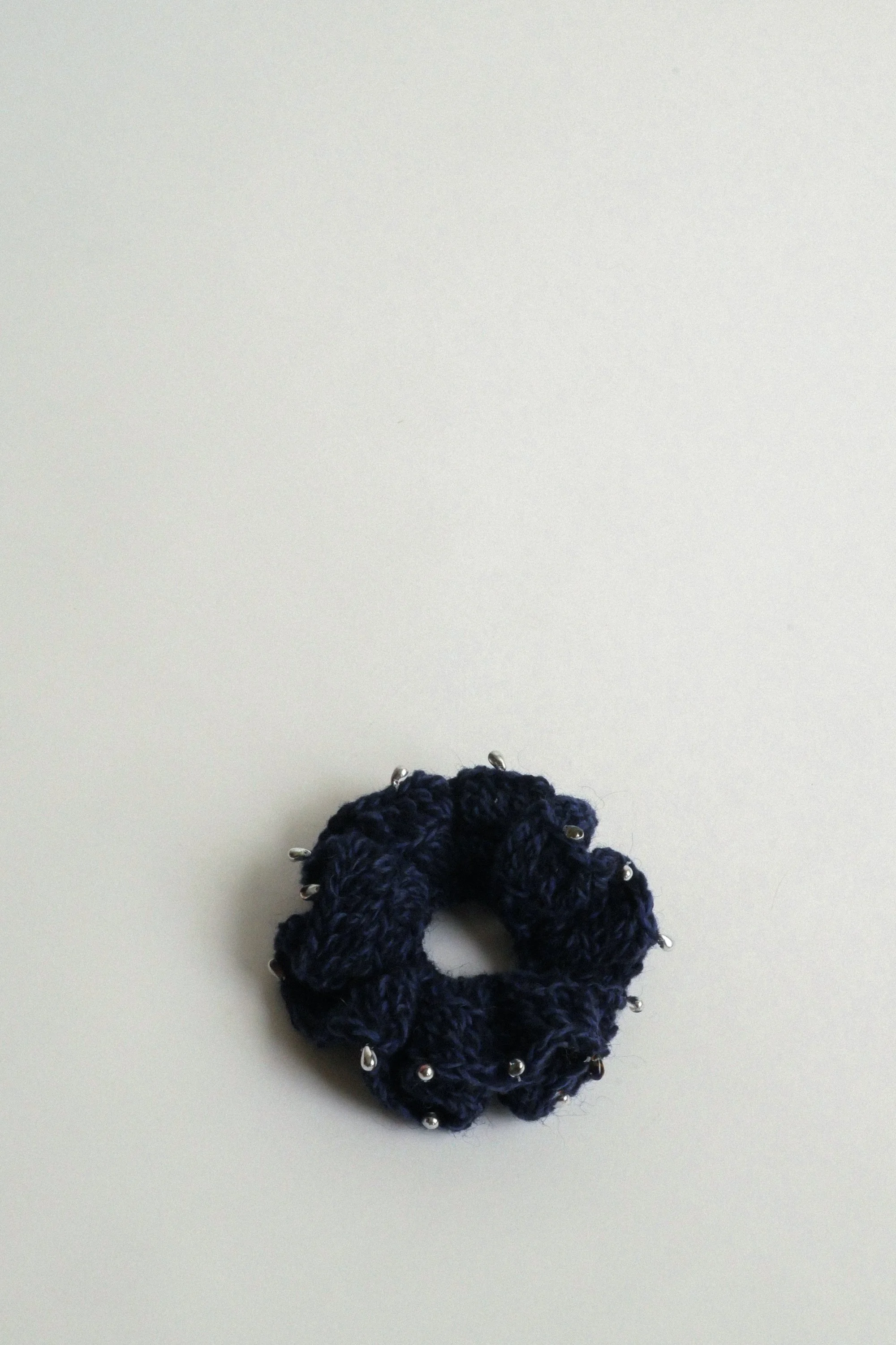 Chouchou laine XL marine.