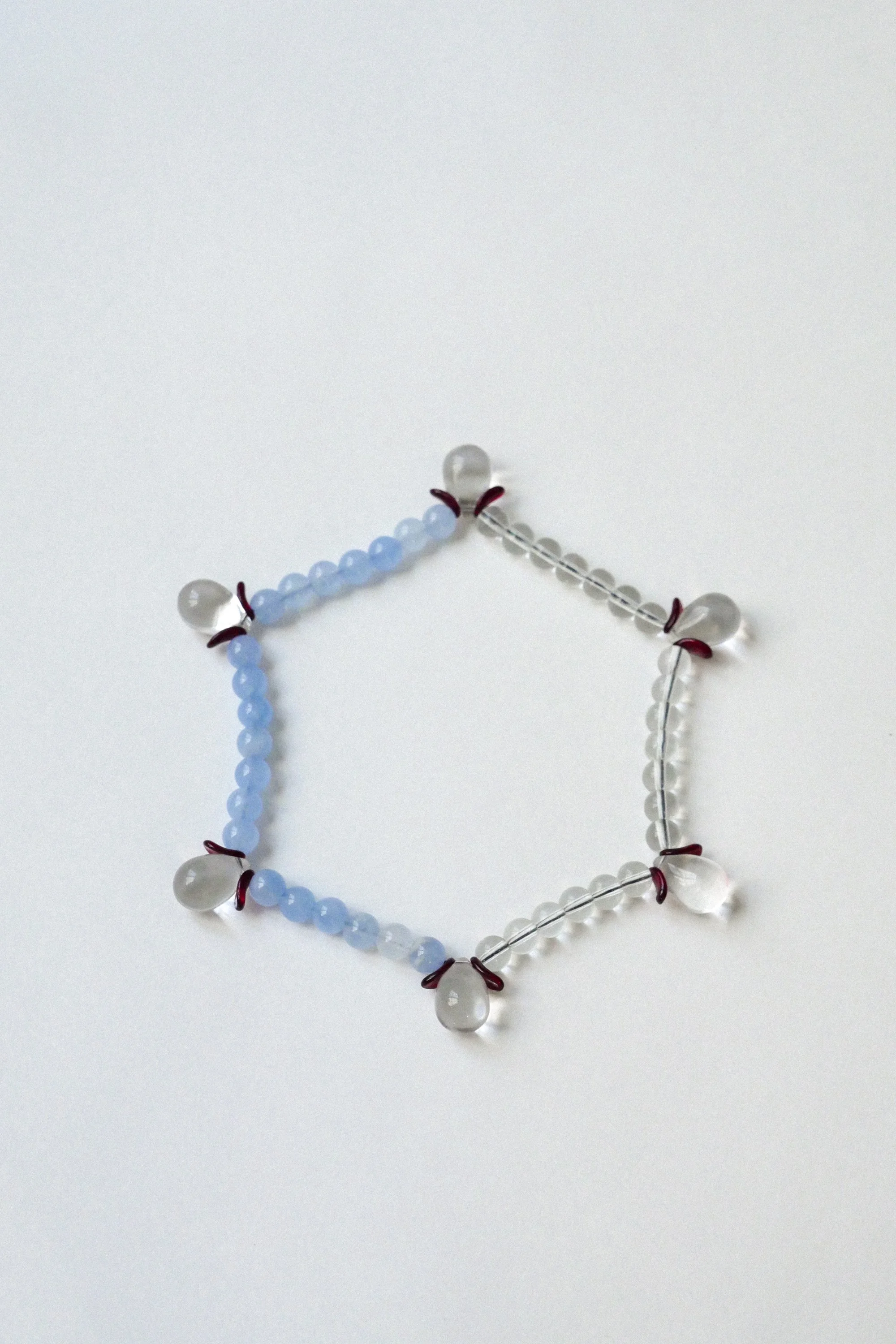 collier Goutte XL glacier/transparent.