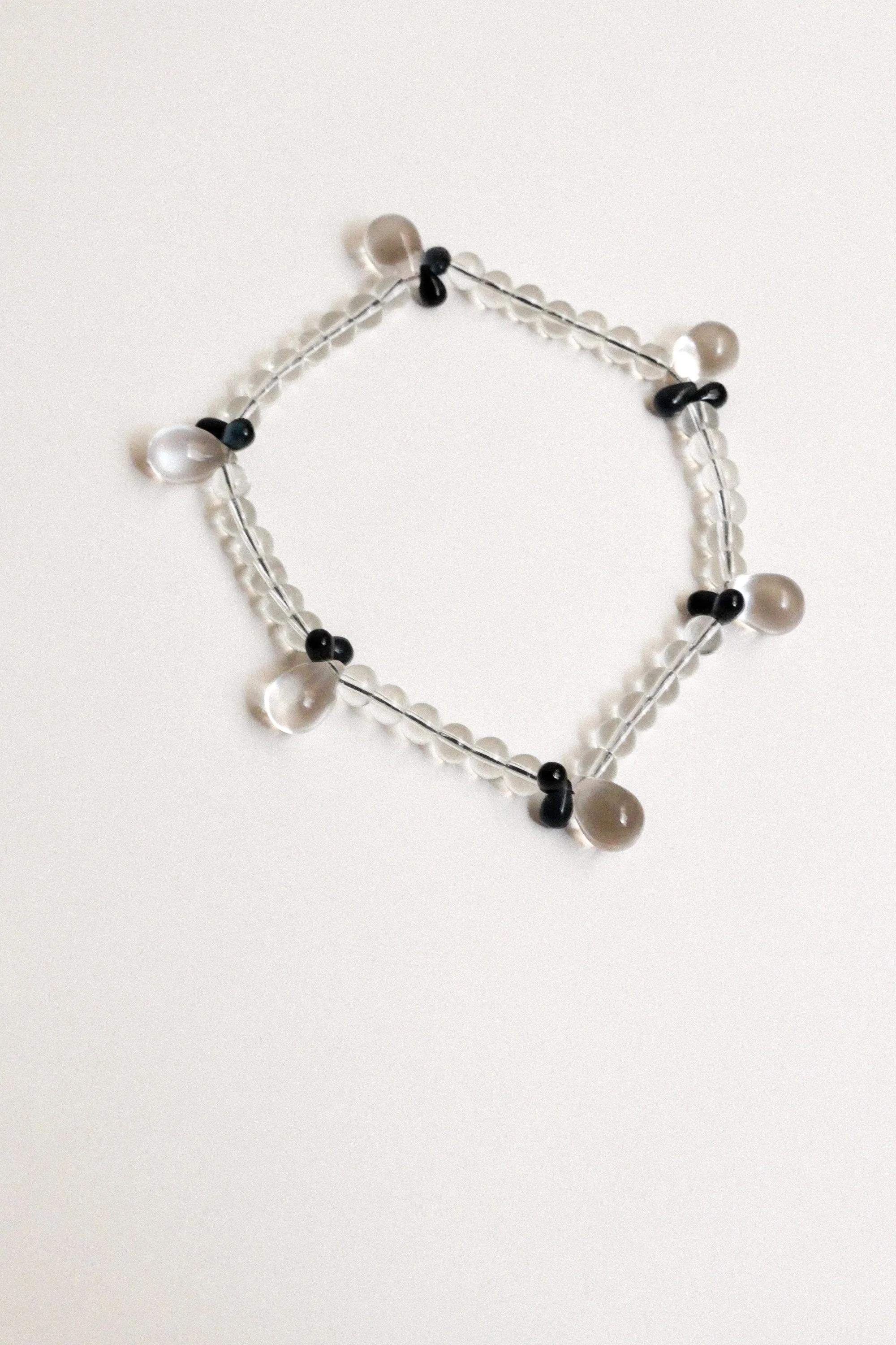 collier Goutte XL transparent/marine.