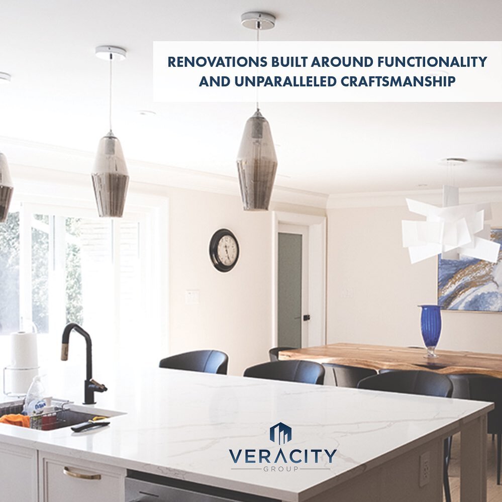 Renovations built around functionality and unparalleled craftsmanship!
&bull;
Is your home in need of a renovation? Contact Veracity and start the conversation.