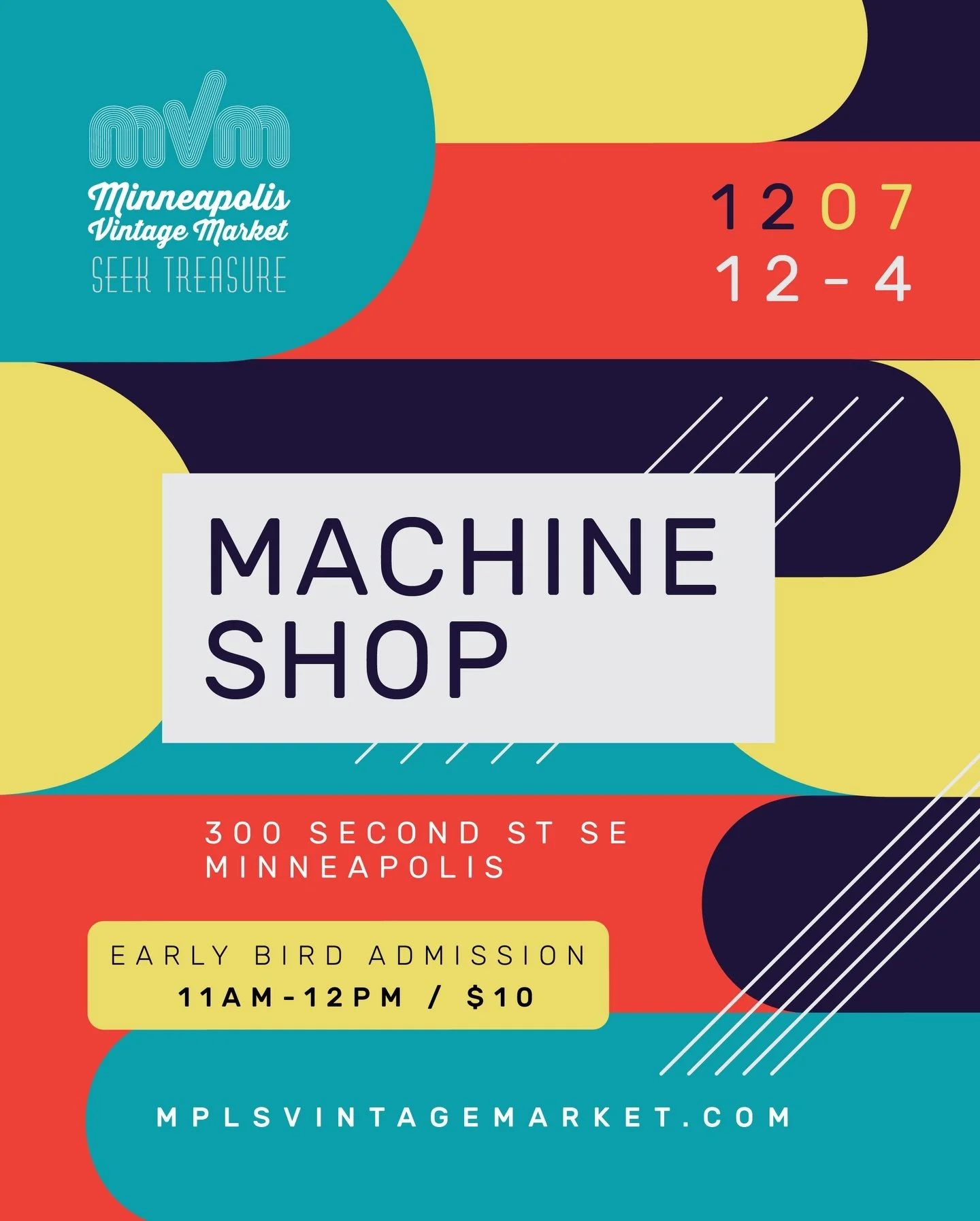 TOMORROW IS THE DAY 

Two floors of vintage @machineshopmpls for you to find all the holiday 🎁 Groove with @djbusterbaxter 🎶 while you shop. Meet @darin_k_ at his Photo Booth for a fit pic📸

🎟️ Early Birds get first dibs (and complimentary @misfi