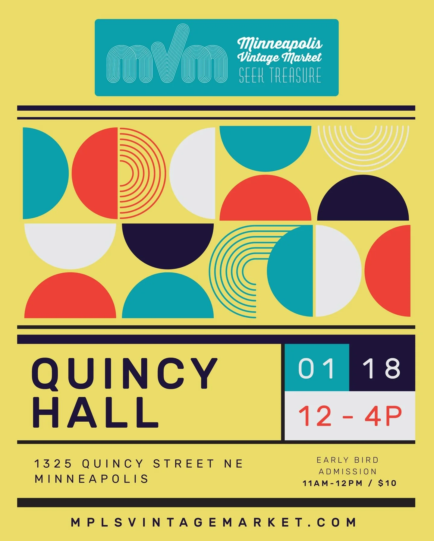 The Minneapolis Vintage Market has always been about more than vintage. It&rsquo;s about people. It&rsquo;s about community. 

Join us THIS Sunday, Jan 18 @quincyhallmpls &hearts;️ 20% of Early Bird tickets at 11 AM will be donated to @miracmn, that 
