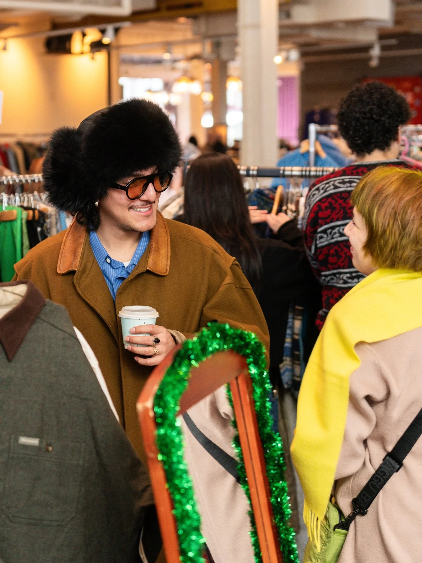 TOMORROW IS THE DAYYY 🛍️✨

Doors open at 11AM for Early Bird ticket holders($10) gets you first dibs, complimentary @misfitcoffee. Free entry 12&ndash;4PM (just grab your pass online). Two floors. Endless vintage finds. 

Don&rsquo;t skip the mutual