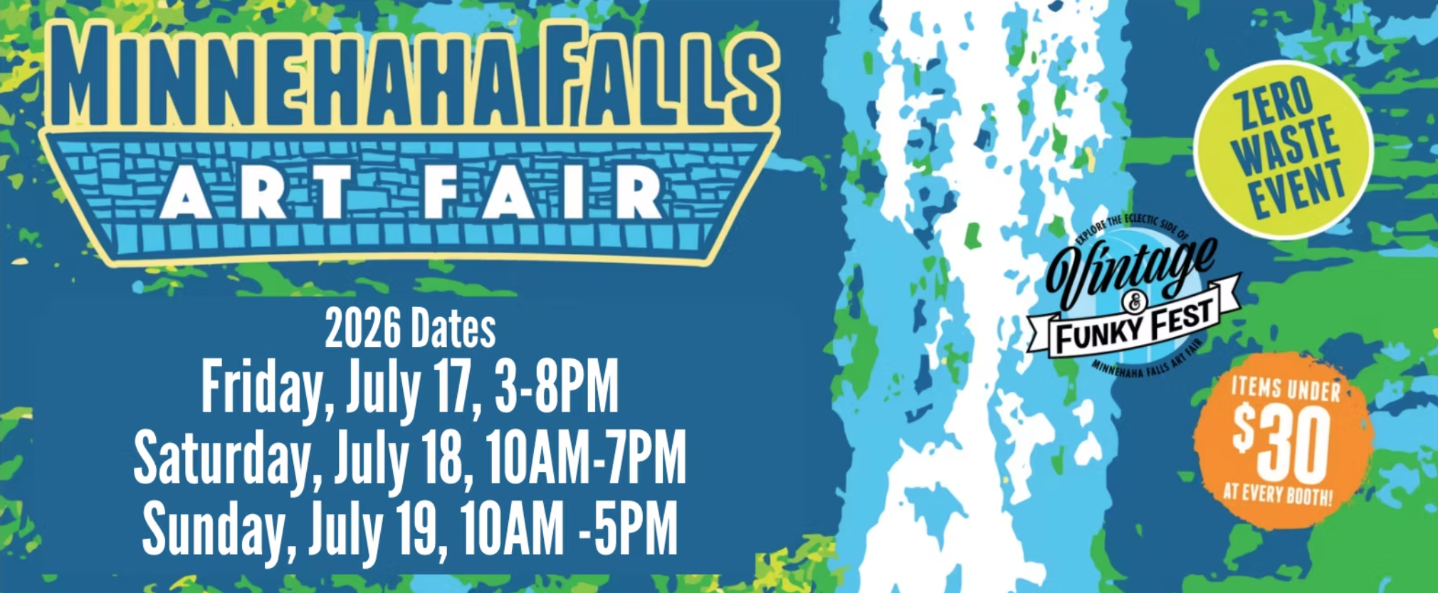 Minneapolis Vintage Market at Minnehaha Falls Art Fair