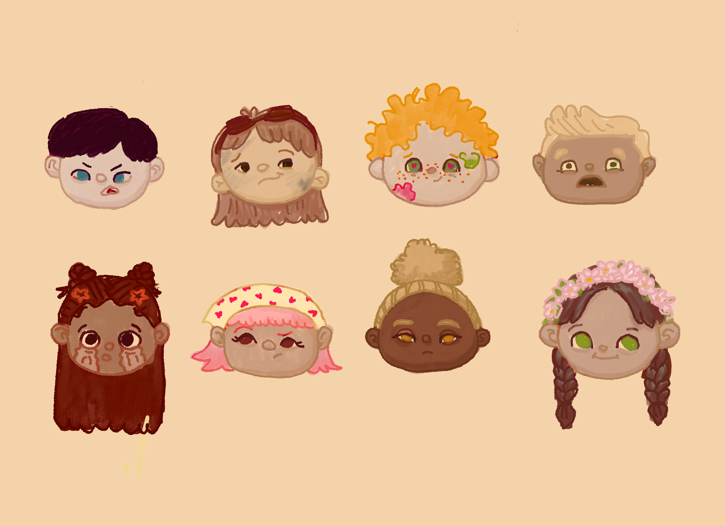 Kinder Illustrationen, Charakter-Entwicklung, Emotionen, Emotionen bei Kindern