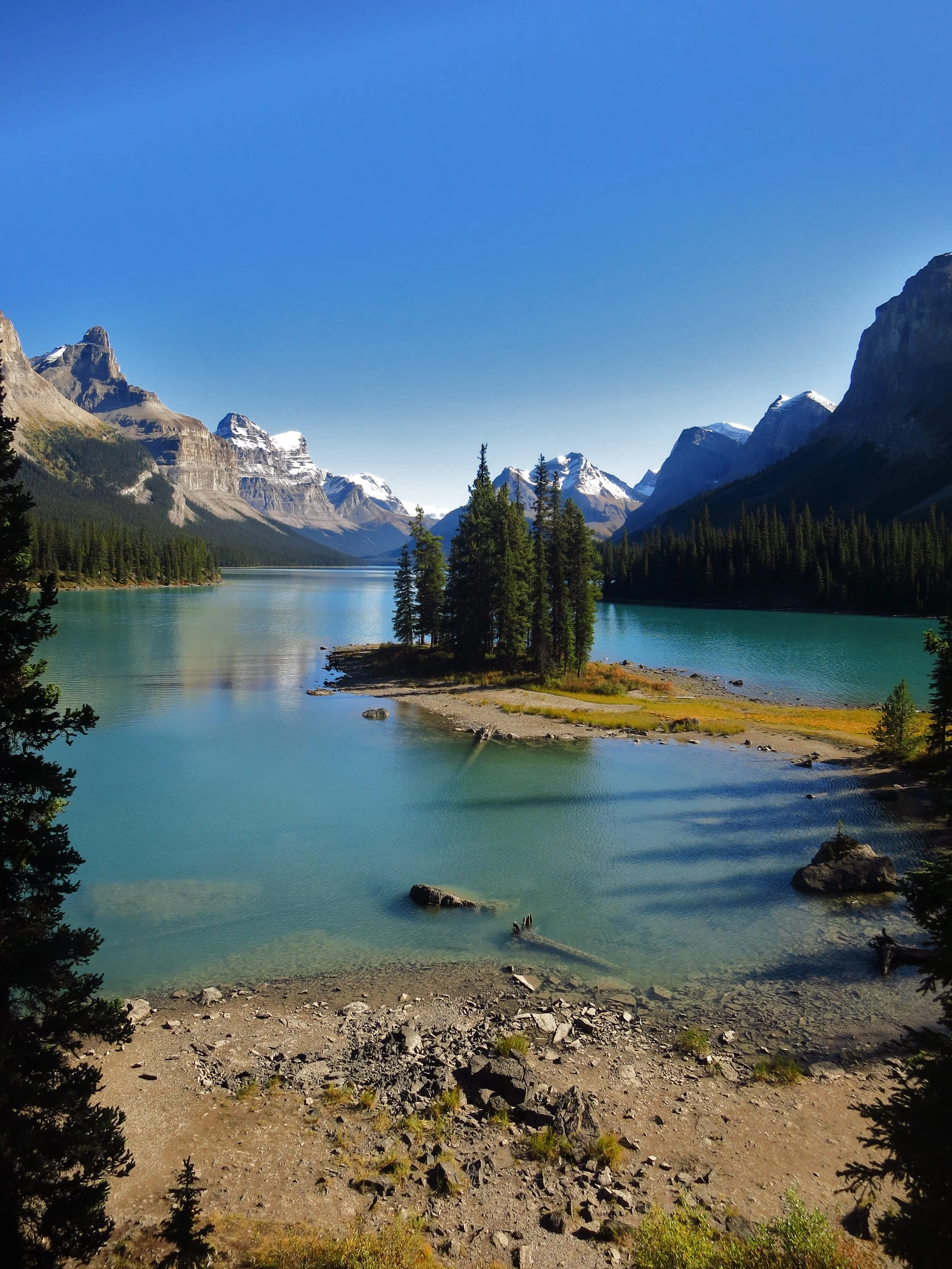Spirit Island, Maligne Lake, Maligne Valley, Jasper National Park