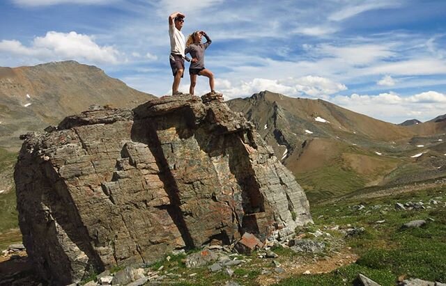 Boulder on the way to Tekarra drainage, Skyline Trail, Jasper National Park