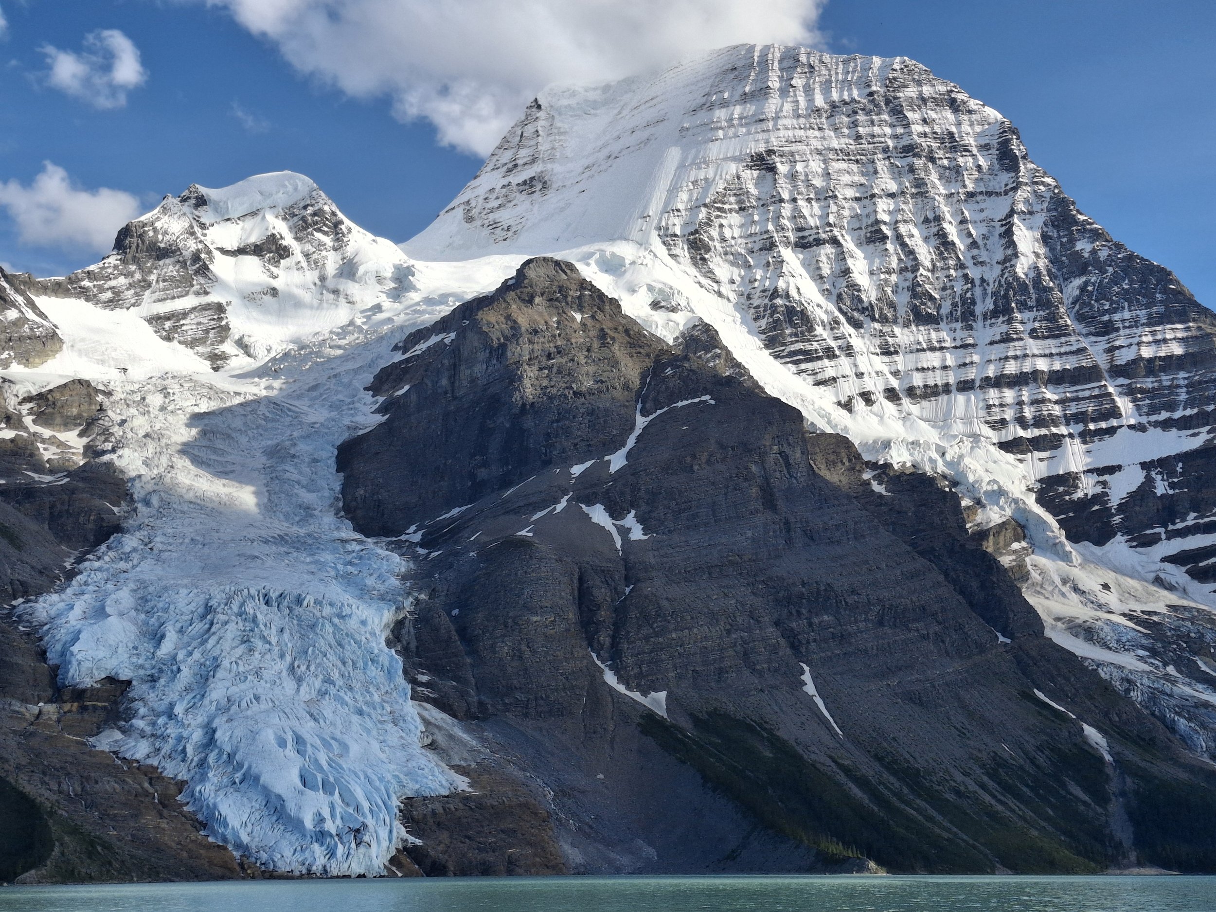 Mount Robson and the Berg glacier