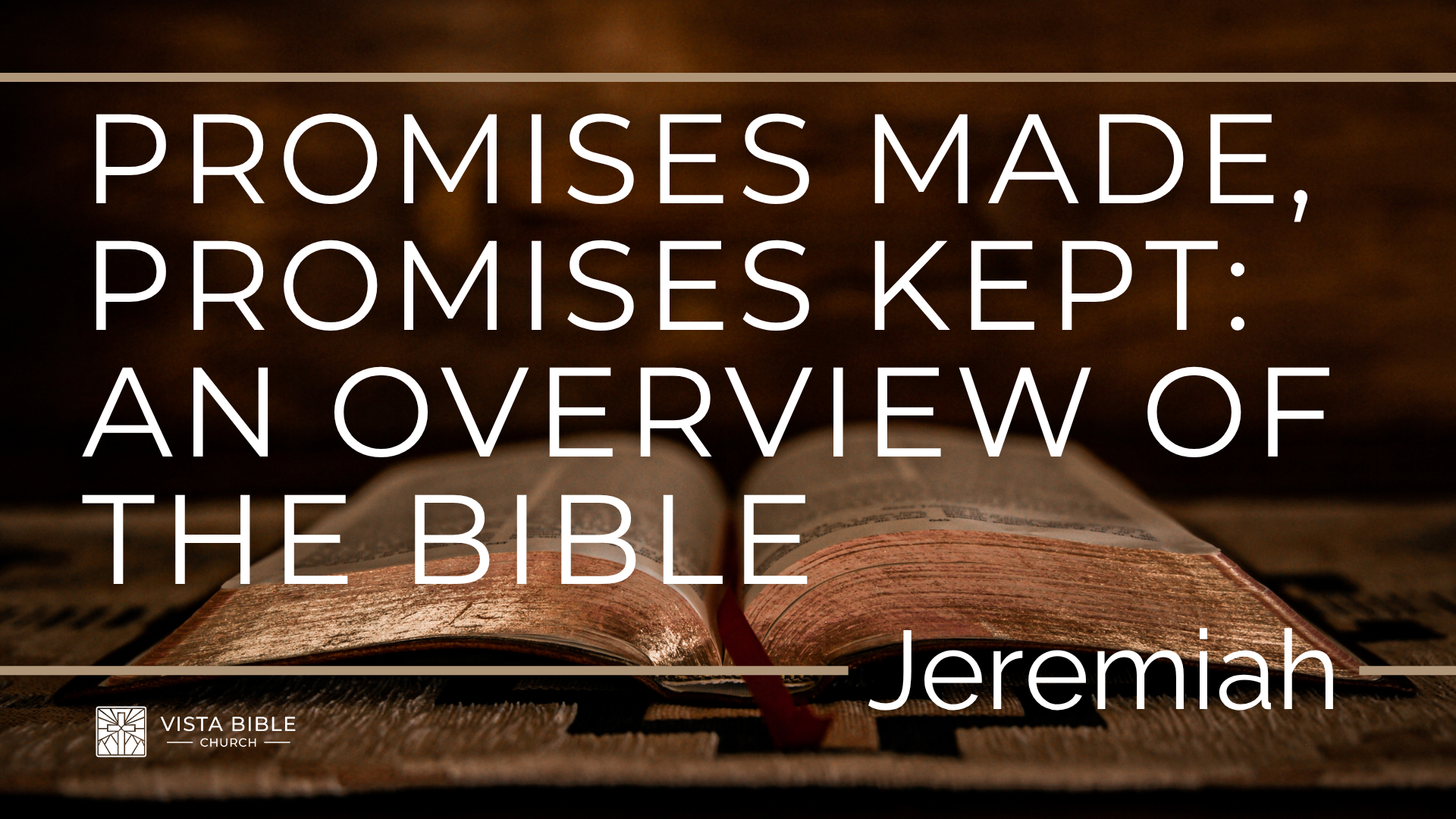 An Overview of Jeremiah