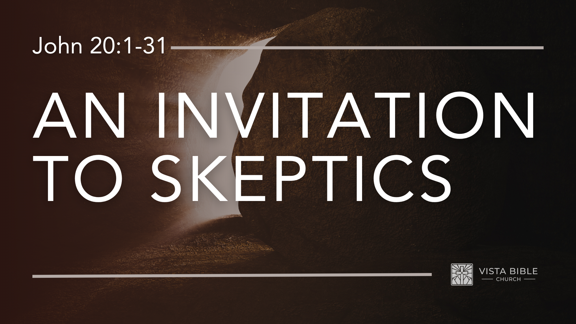 An Invitation to Skeptics