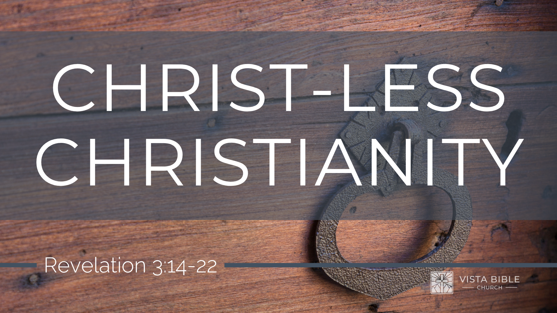 Christ-less Christianity