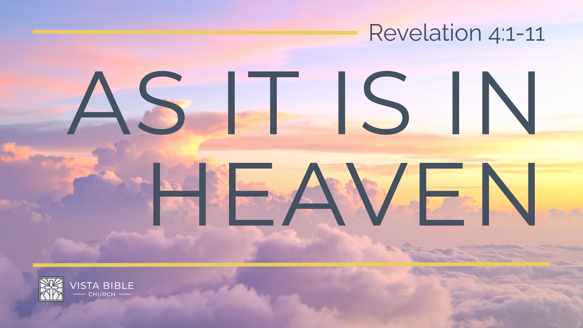 As It Is In Heaven