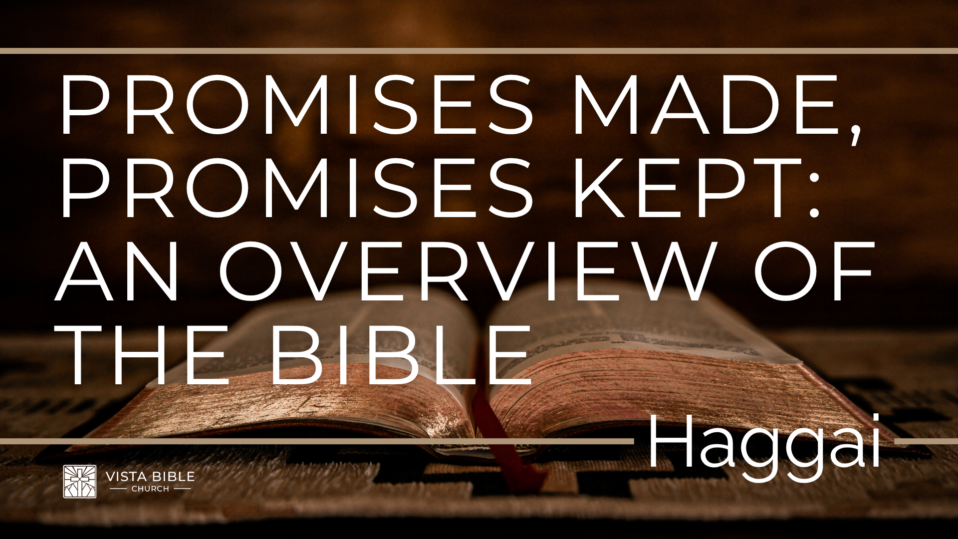 An Overview of Haggai