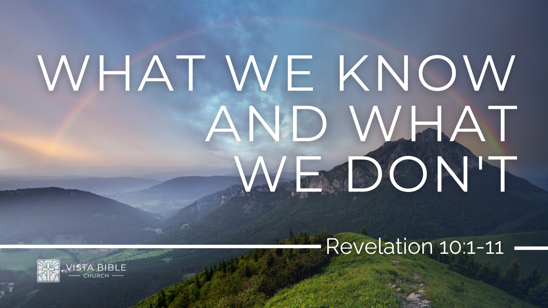 What We Know and What We Don't
