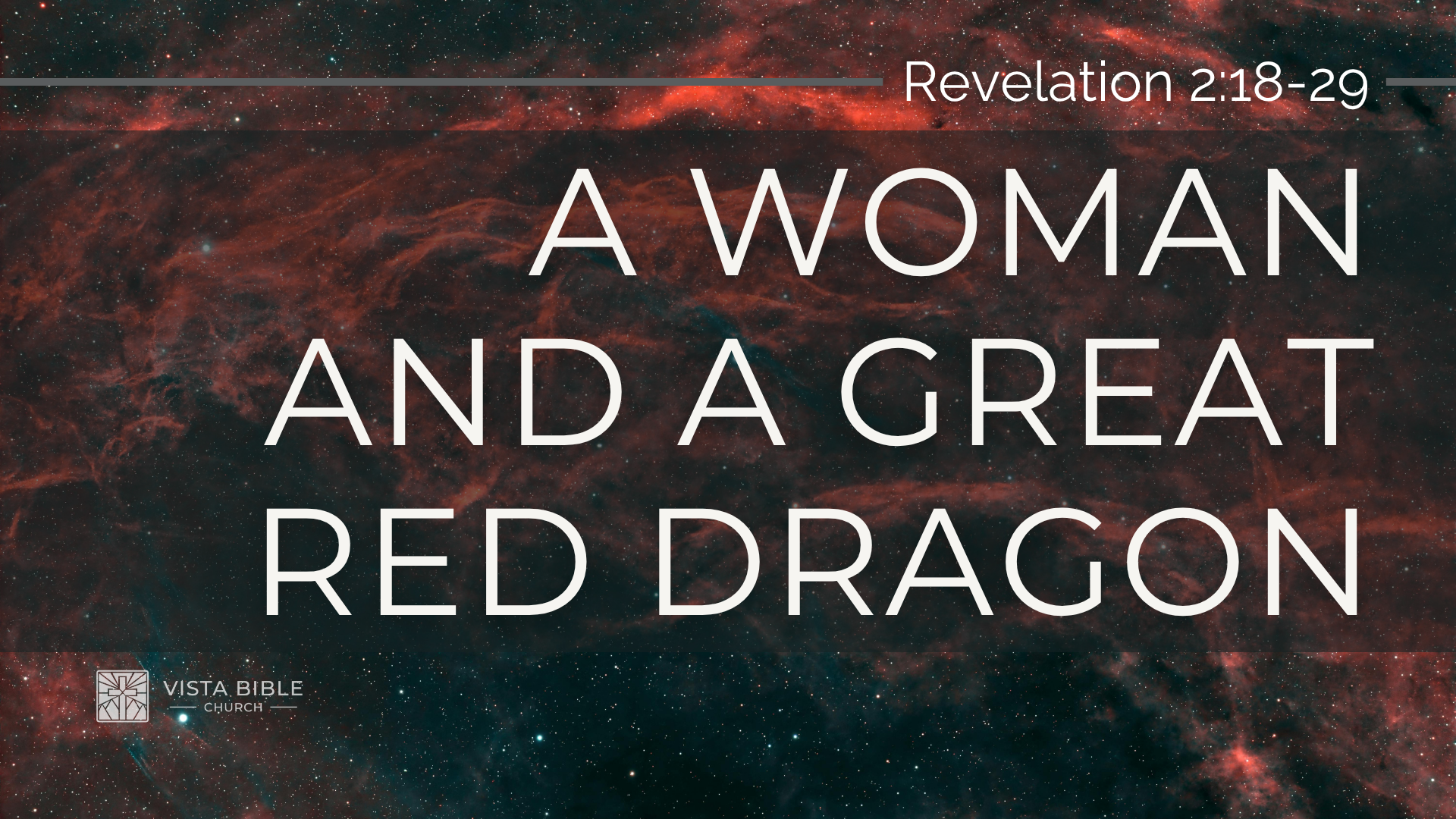 A Woman and a Great Red Dragon