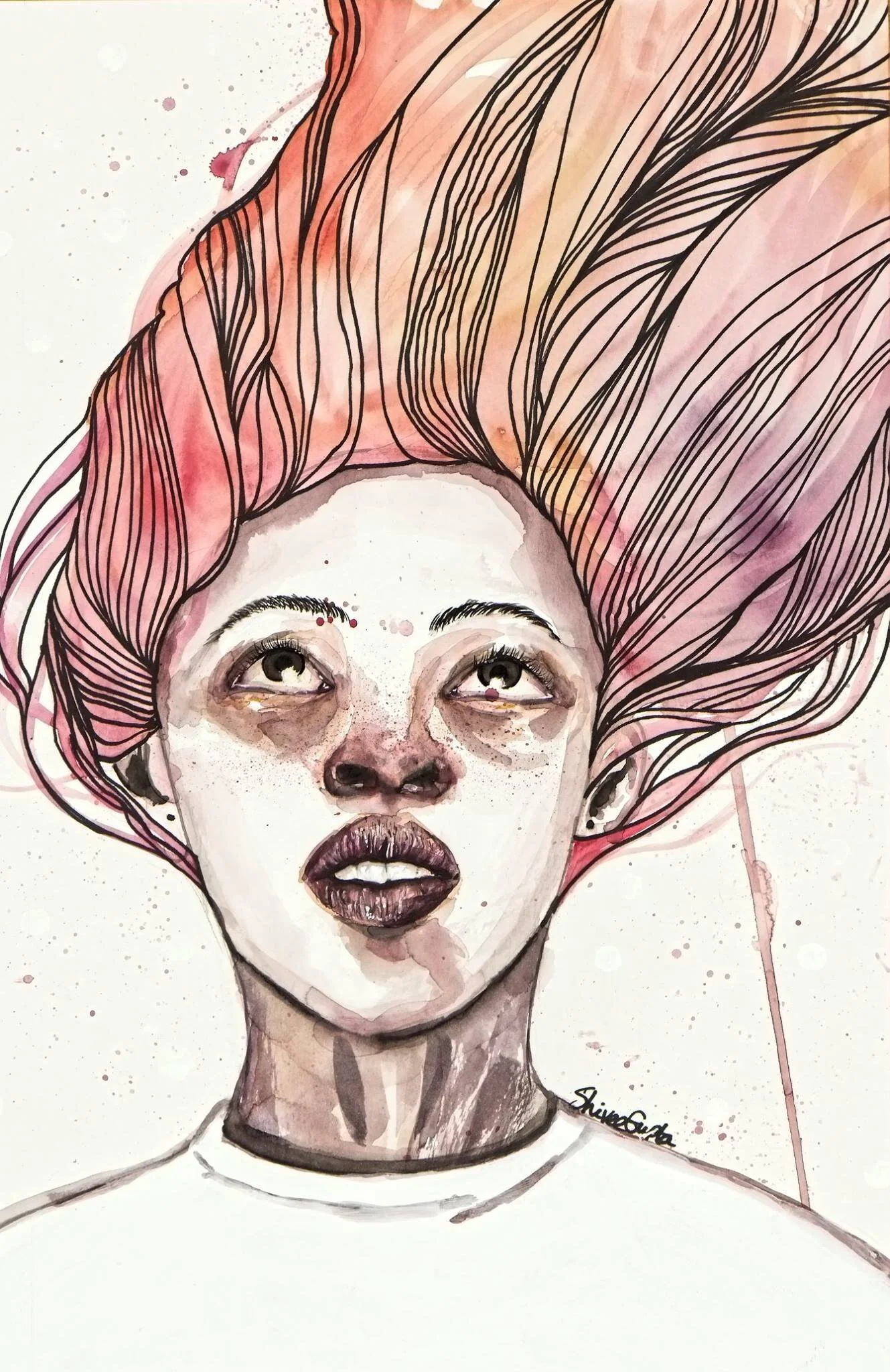 Girl with the Pink Hair