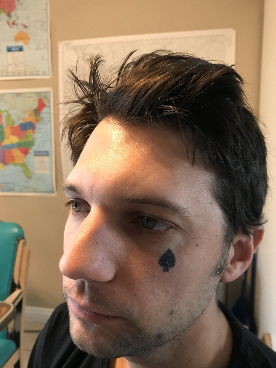 Face Tattoo for Pilot