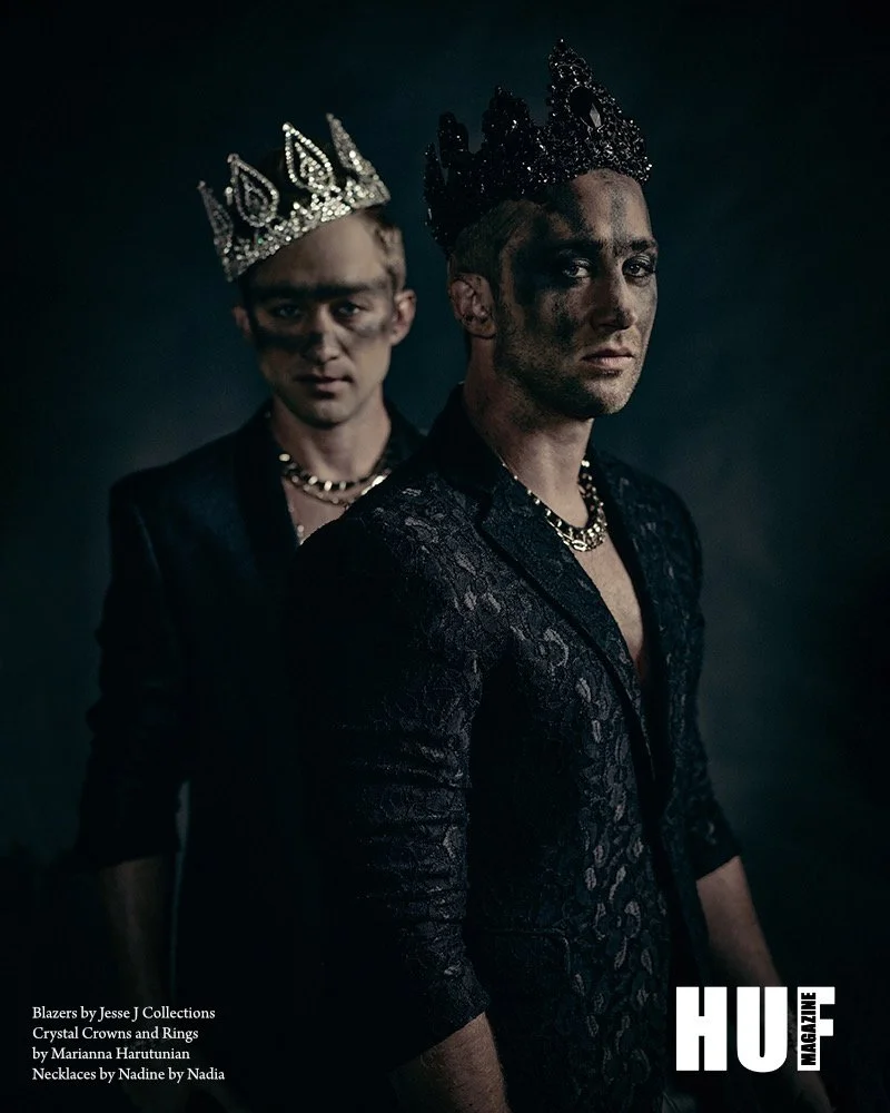The Lewis Twins for Huf Magazine (Makeup Only)