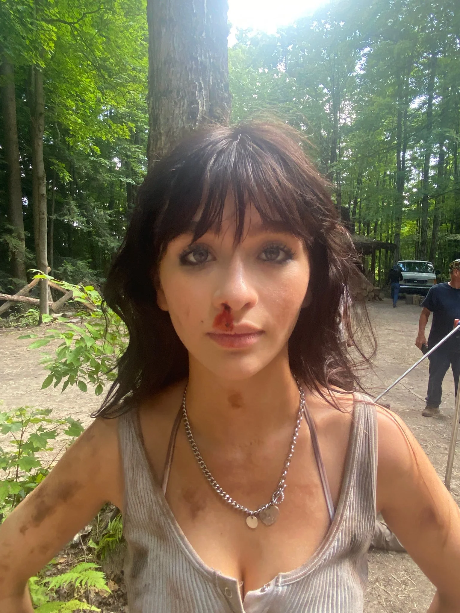 Malina Weissman in THE HERMIT (being held captive)