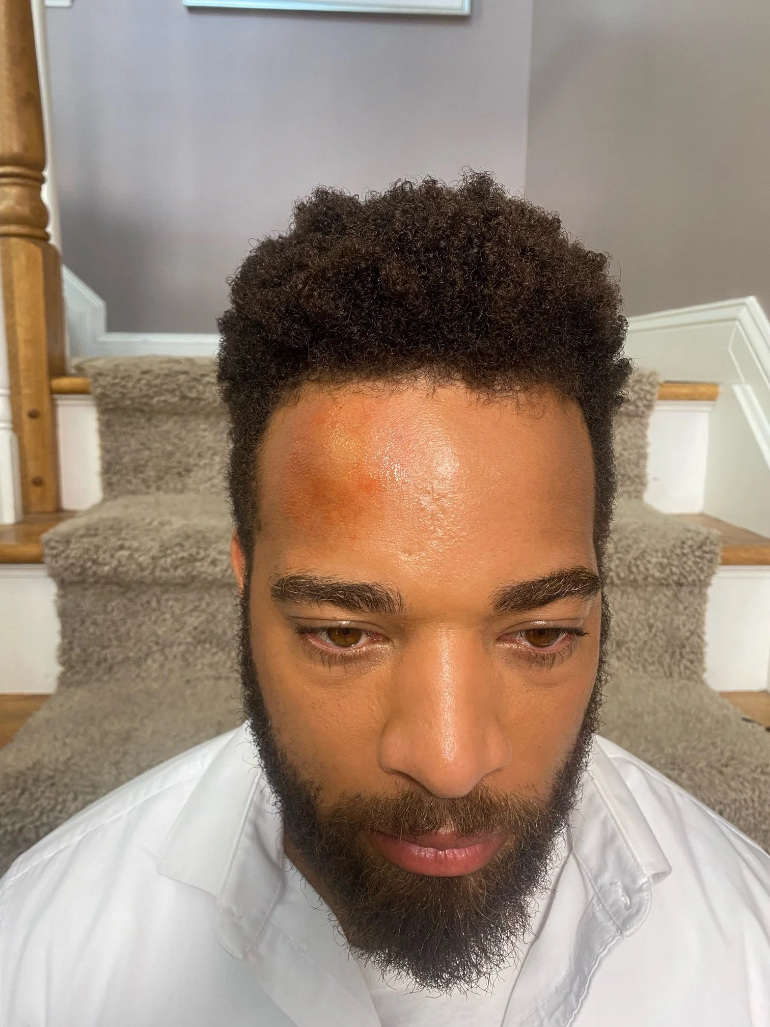 John Clarence Stewart in TO HAVE AND TO KILL (hit by frying pan - fresh)