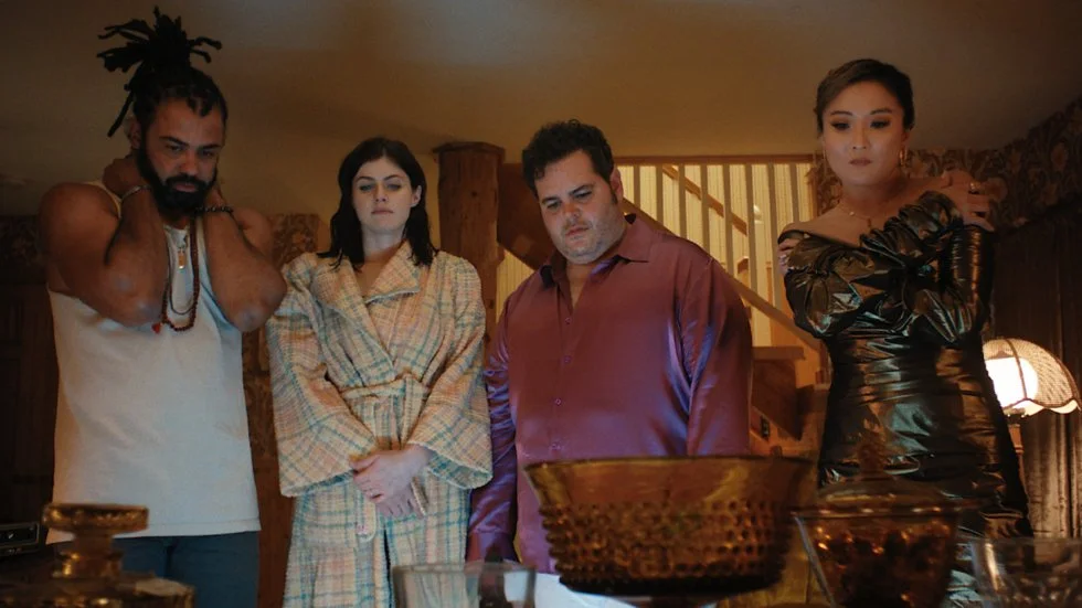 A tree fell in the woods.Makeup department head.