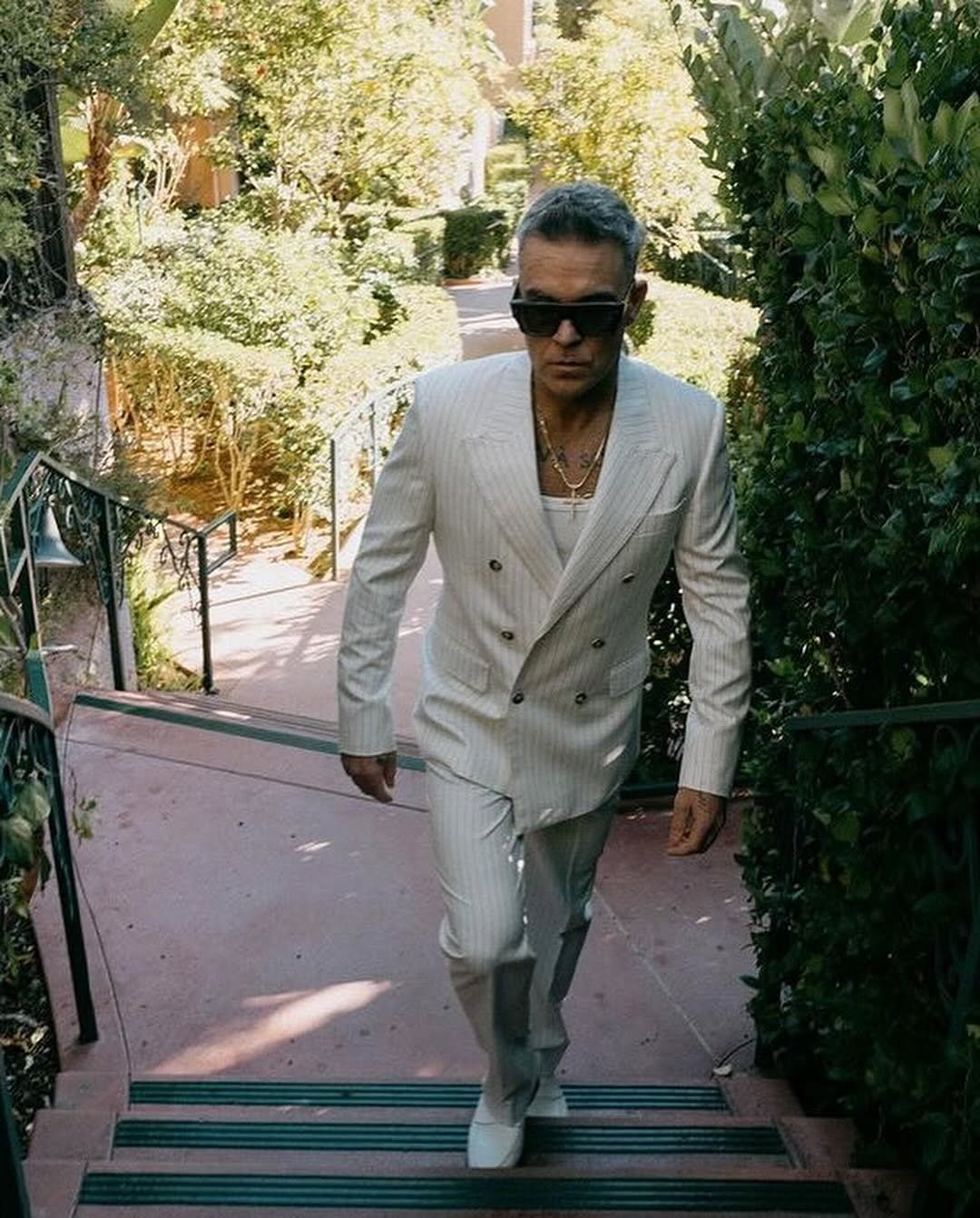  Robbie Williams attending the Governors Awards