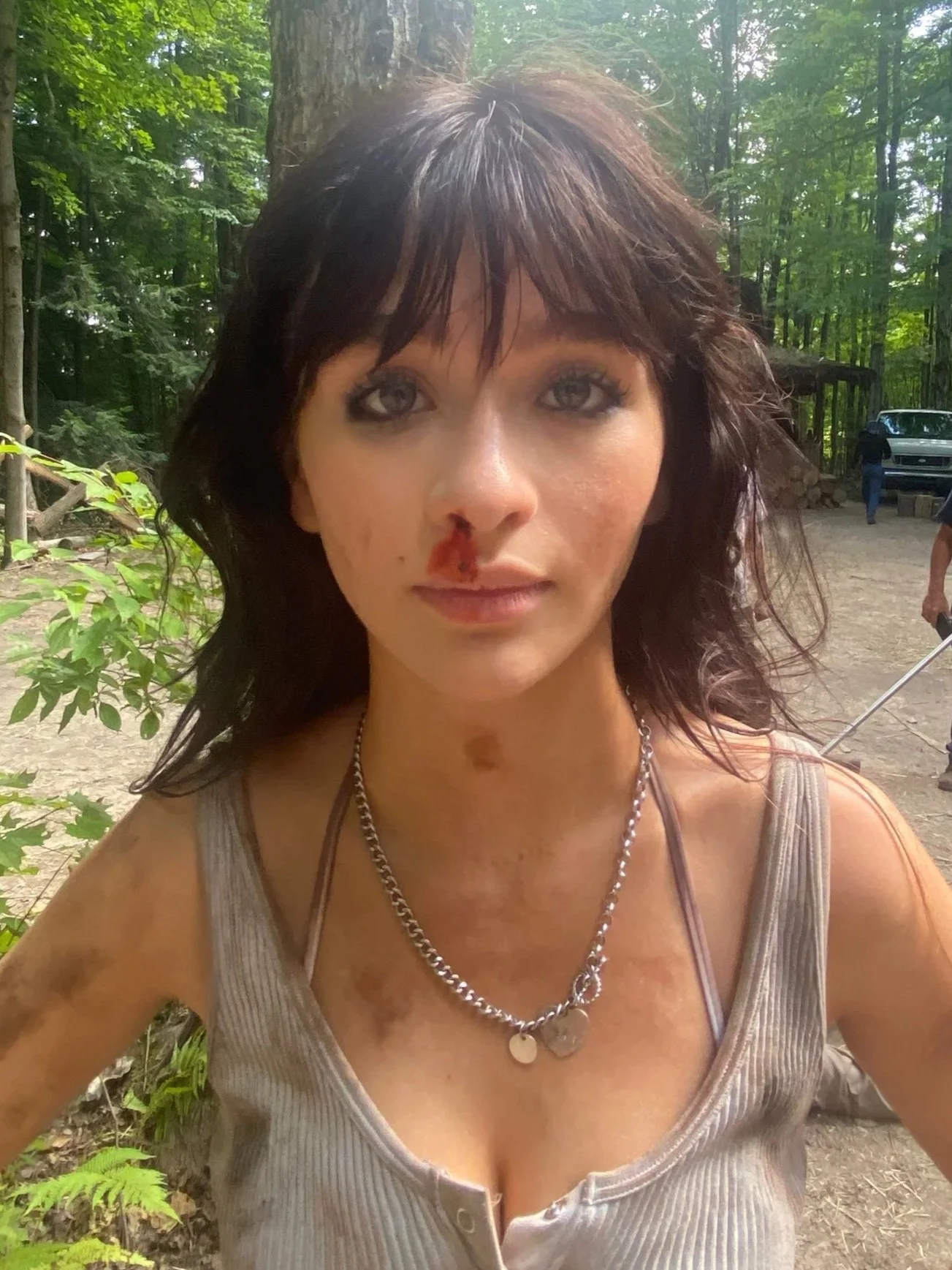 Malina Weissman in THE HERMIT (being held captive)