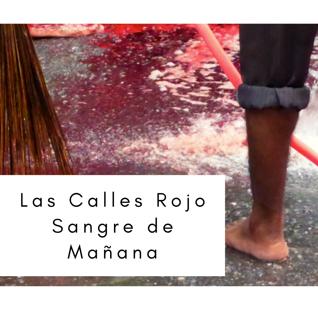 Las calles rojo sangre de mañana