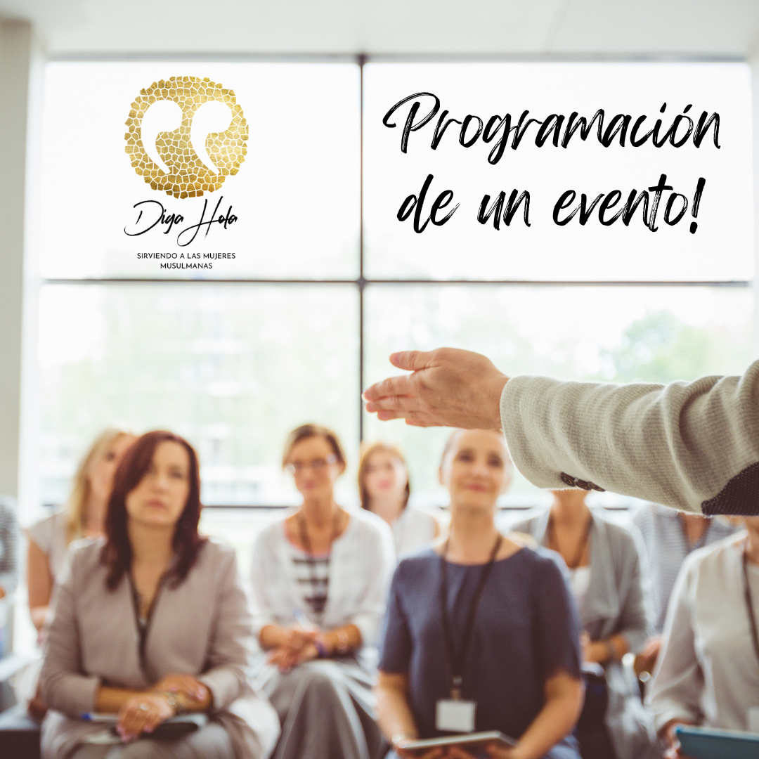Programación de un evento Diga Hola