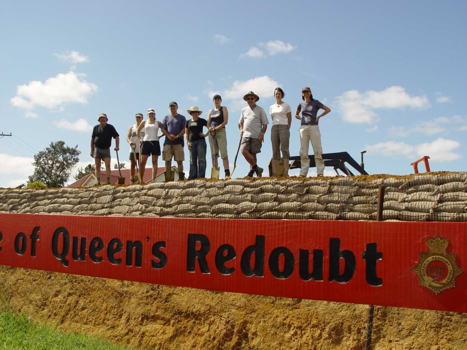 Queen's Redoubt volunteers celebrate