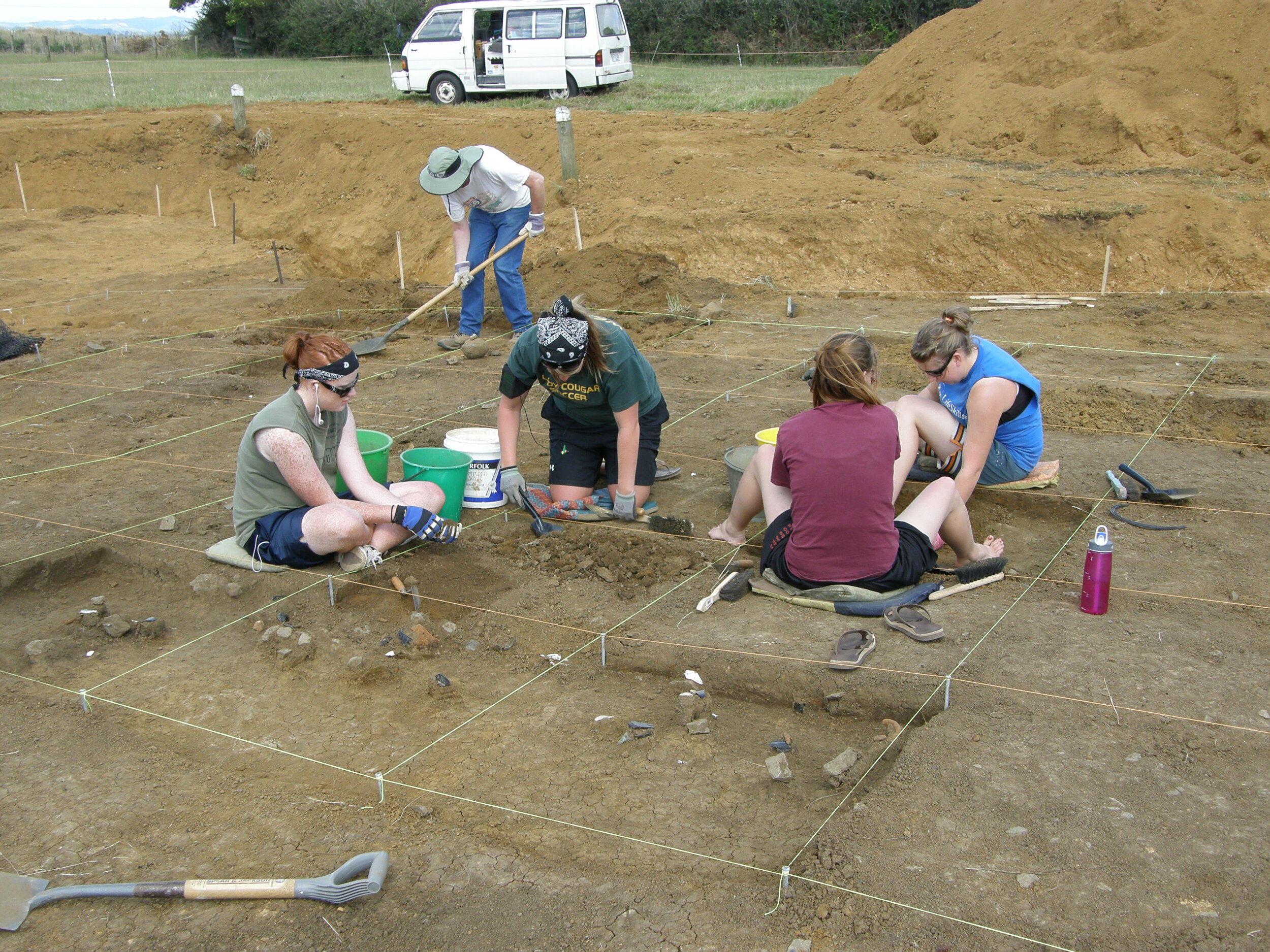 Archaeological dig at Queen's Redoubt