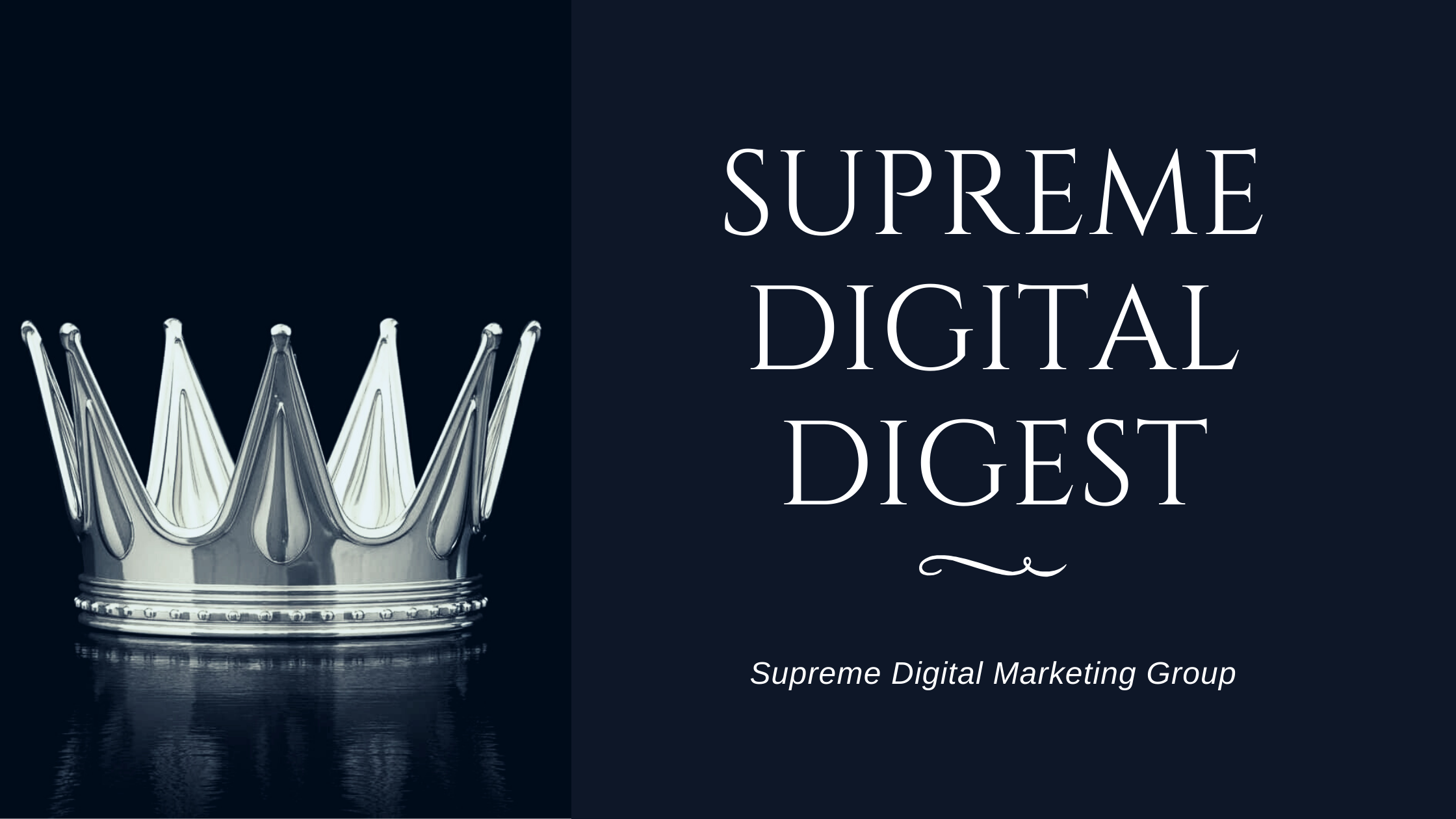 Supreme Digital Marketing Group - Blog post - Why Do I Need A Website?