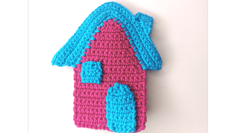 House Christmas Ornament Free Crochet Pattern — Cilla Crochets