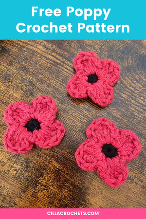 Free Poppy Crochet Pattern — Cilla Crochets
