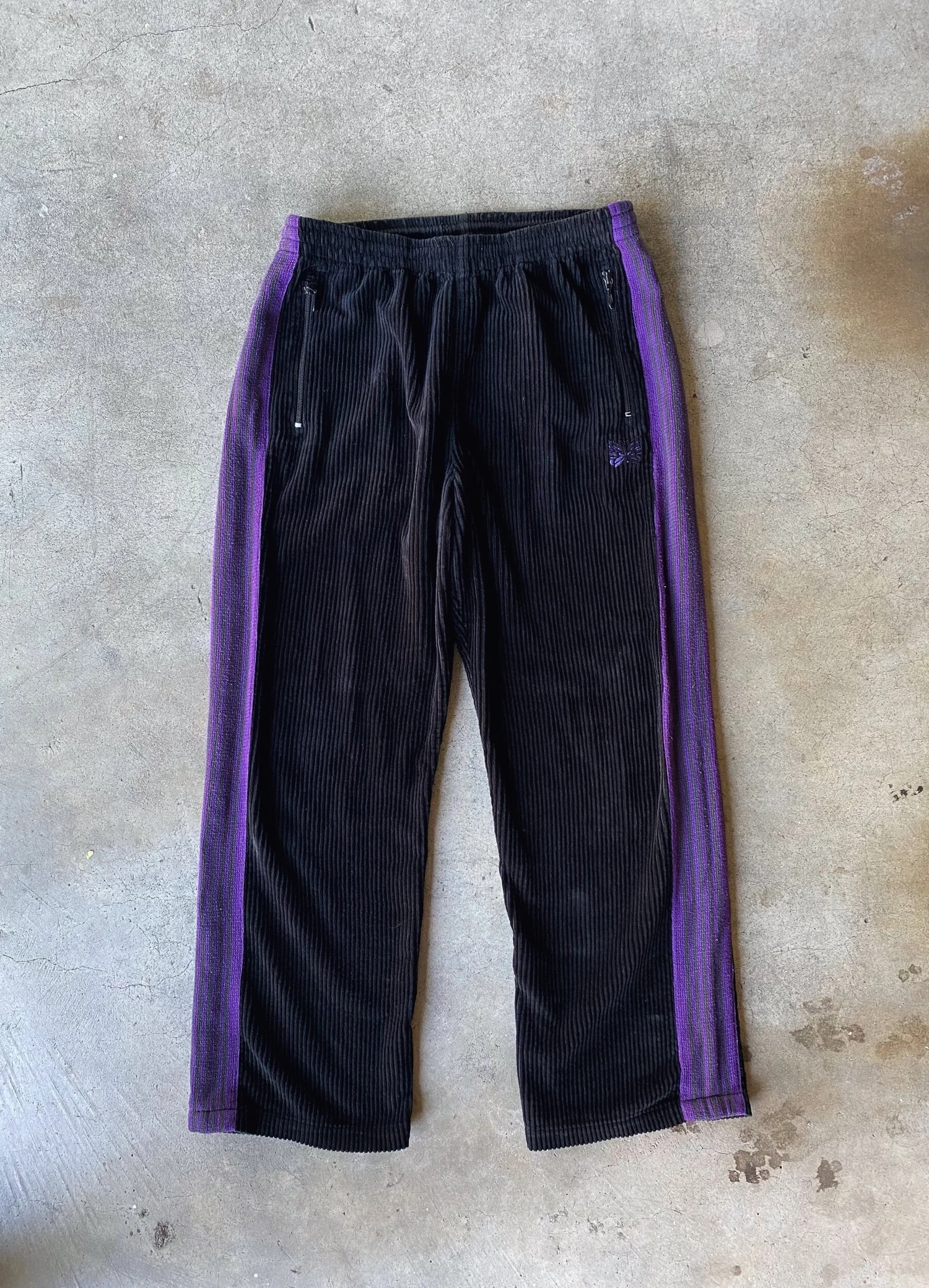Needles X Freak Store Japan Exclusive Black Corduroy Track Pant