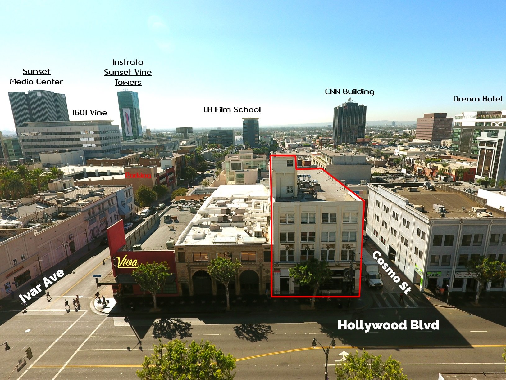Office Conversion to Hotel (full building)
Service: Listing for Sale
Location: Hollywood, CA
Deal Type: 50-year Ground Lease (alternative transaction)
Deal Size: ~ 33,000 Sq Ft