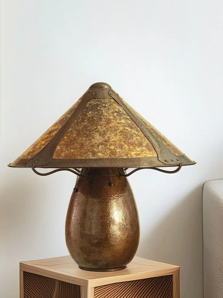 Arts and Crafts Movement Lamp 19 inches