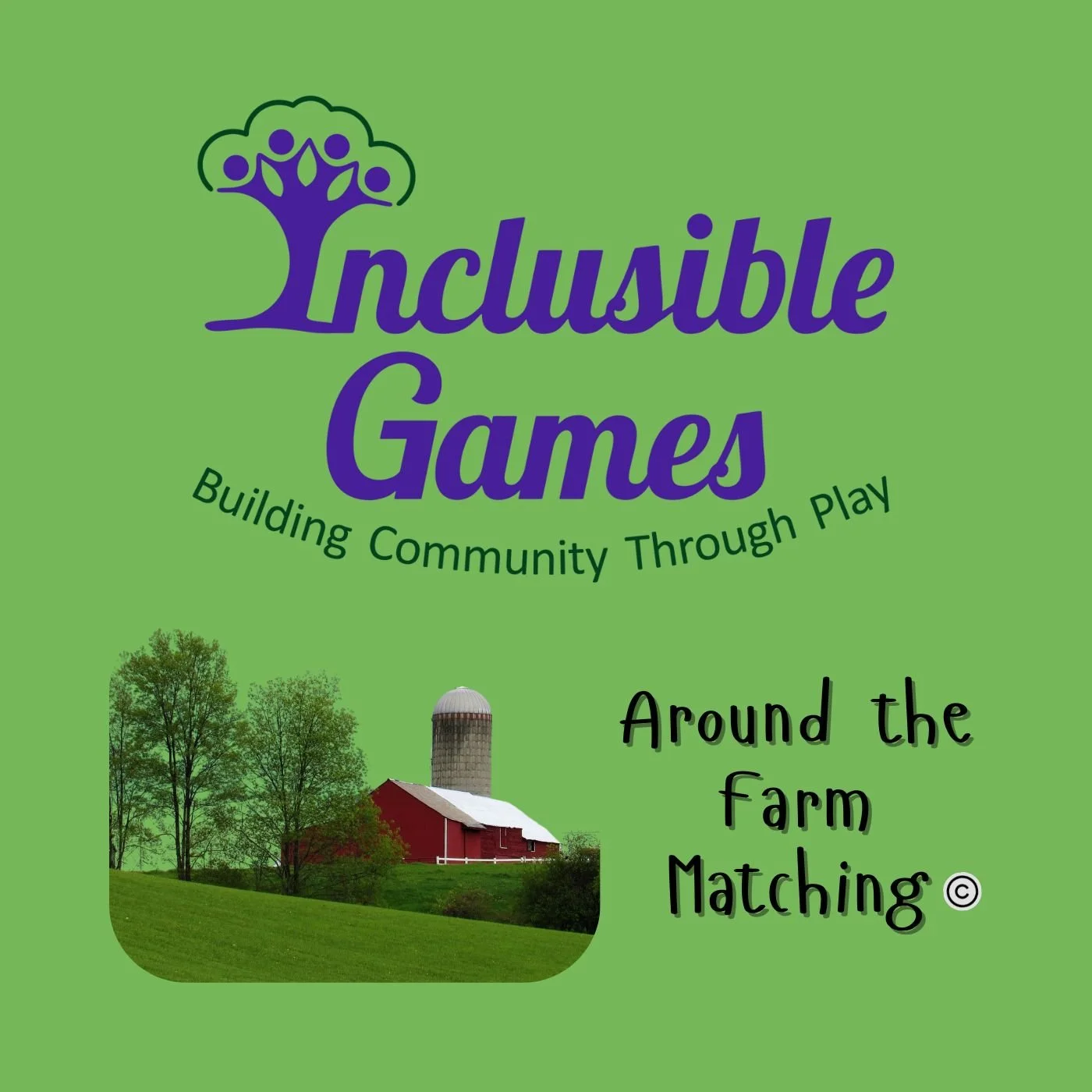 Memory Match Game - Around the Farm