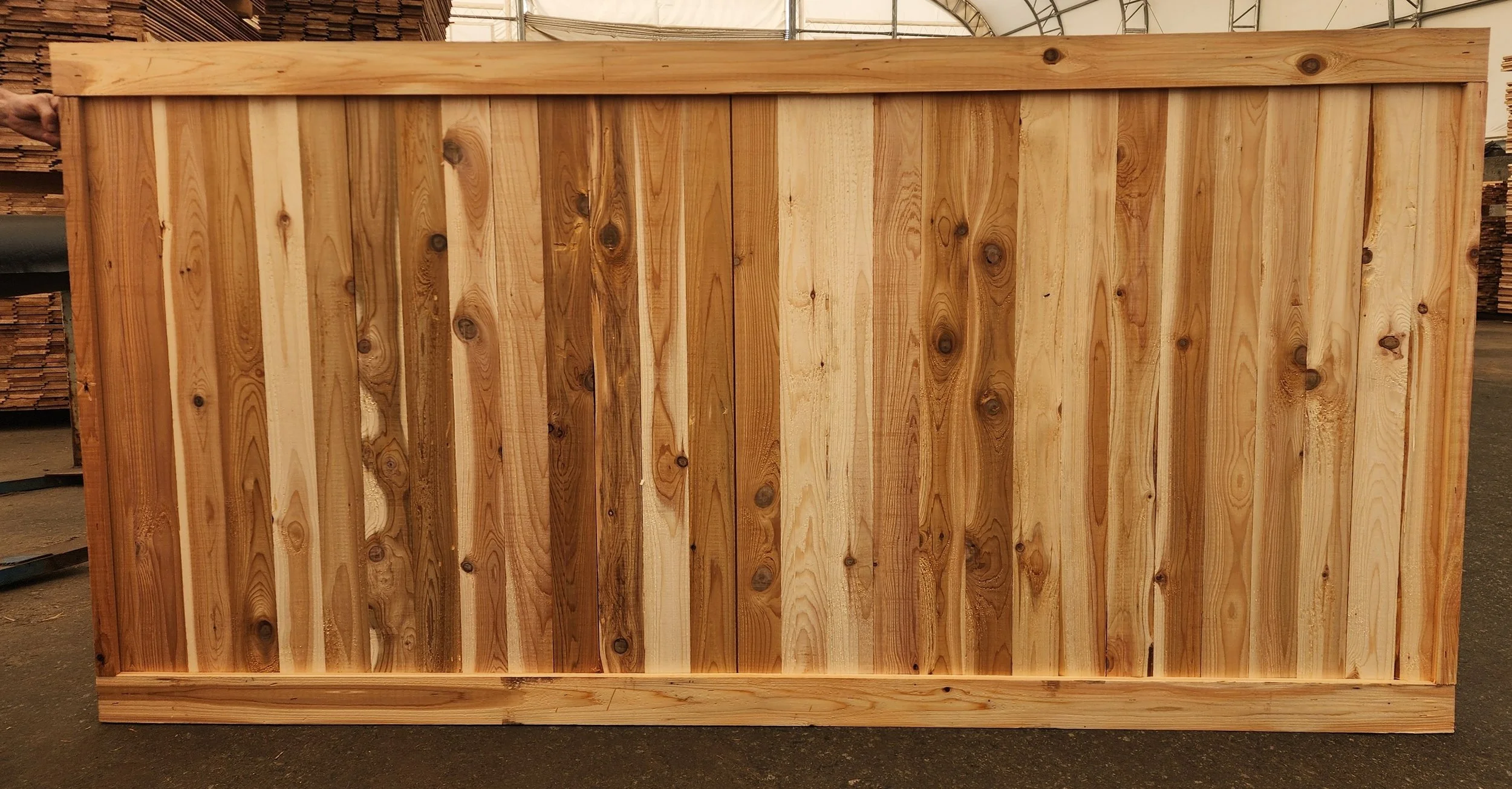 Cedar Fence Panel