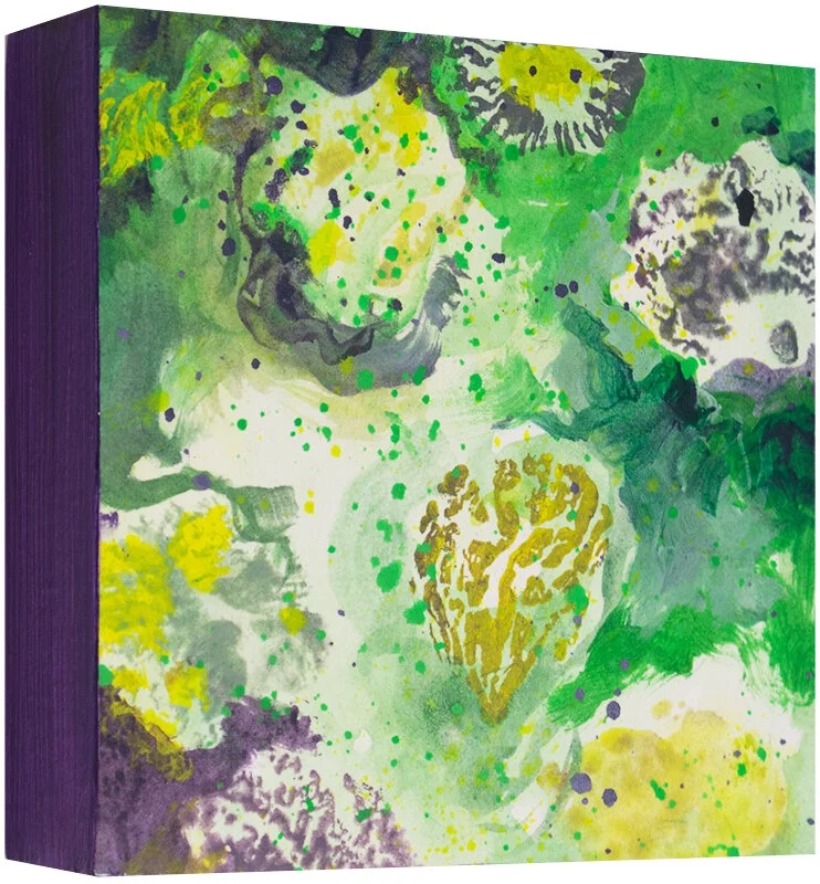 Florets1Acrylic on panel, 20195x5 inches