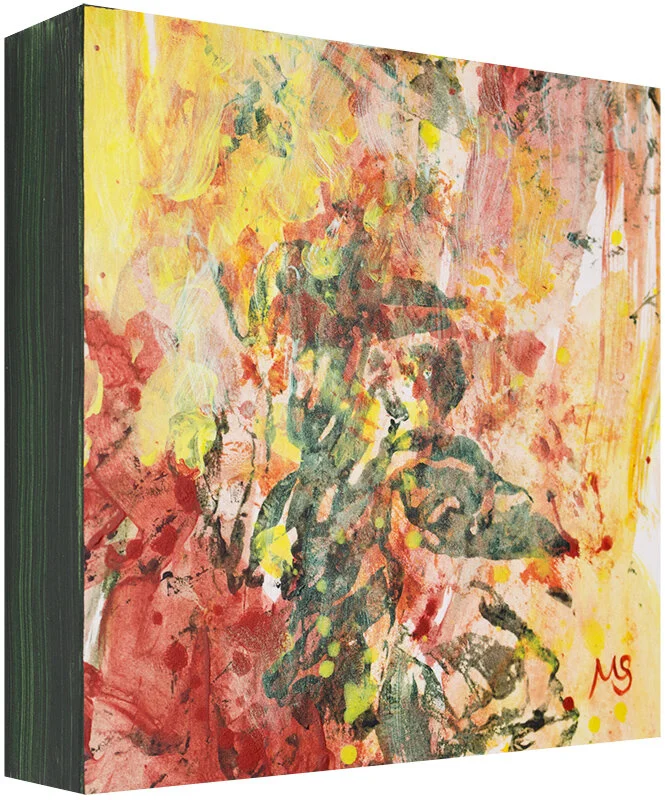 Twists2Acrylic on panel, 20196x6 inches