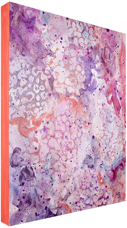 Clusters1Acrylic on panel, 202014x18 inches