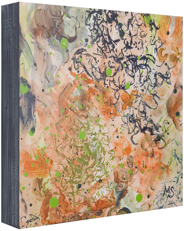 Fibers1Acrylic on panel, 20208x8 inches