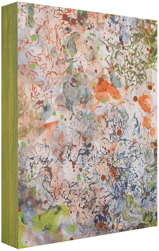 Fibers2Acrylic on panel, 20198x10 inches